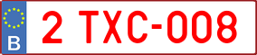Truck License Plate